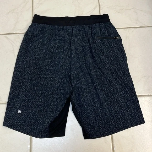 Lululemon Navy & Black Athletic Shorts - Picture 3 of 3